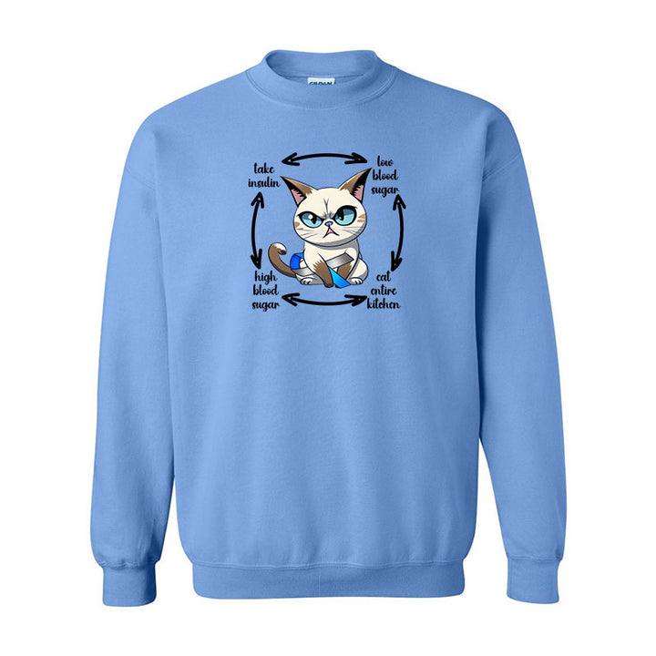 Diabetes Cat Unisex sweatshirt