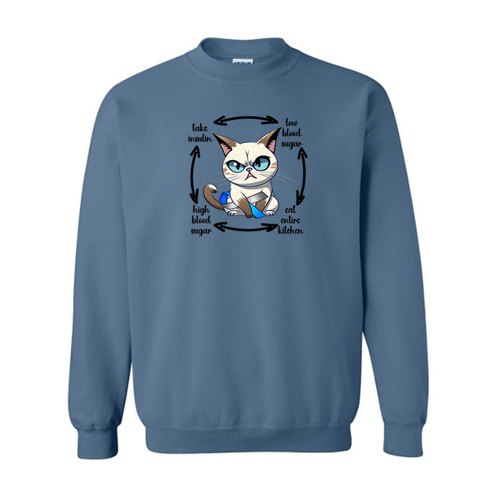 Diabetes Cat Unisex sweatshirt