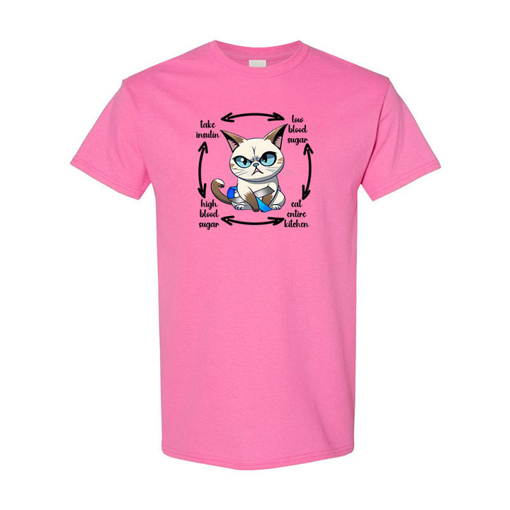 Diabetes Cat Unisex t-shirt
