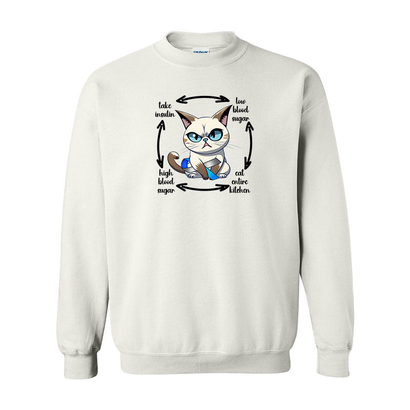 Diabetes Cat Unisex sweatshirt