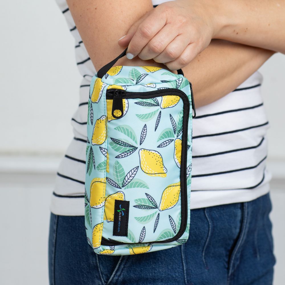 Sugar Medical Insulated Diabetes Insulin Supply Case: Lemon