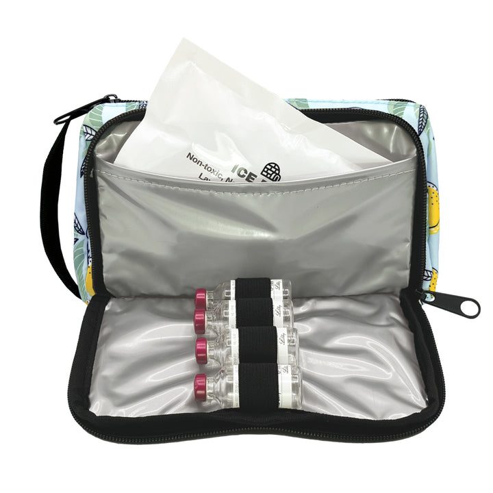 Sugar Medical Insulated Diabetes Insulin Supply Case: Lemon