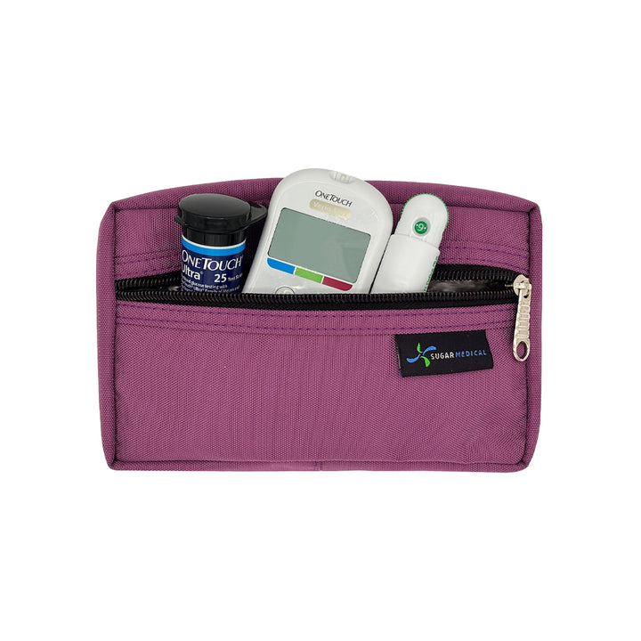 Sugar Medical Diabetes Insulated Travel Bag: Orchid