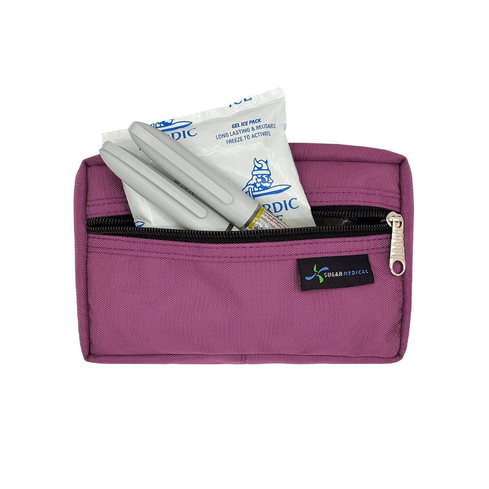 Sugar Medical Diabetes Insulated Travel Bag: Orchid