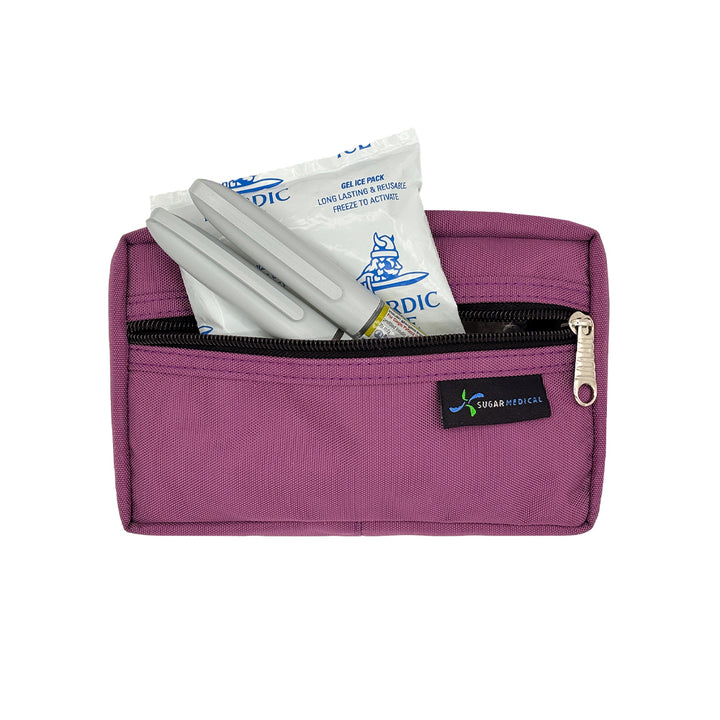 Sugar Medical Diabetes Insulated Travel Bag: Orchid