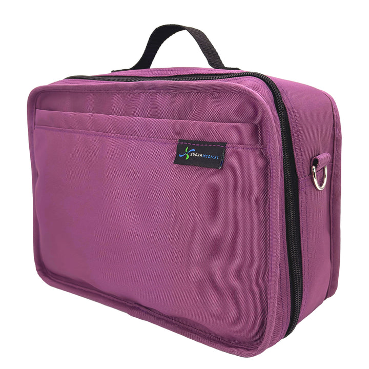 Sugar Medical Diabetes Insulated Travel Bag: Orchid