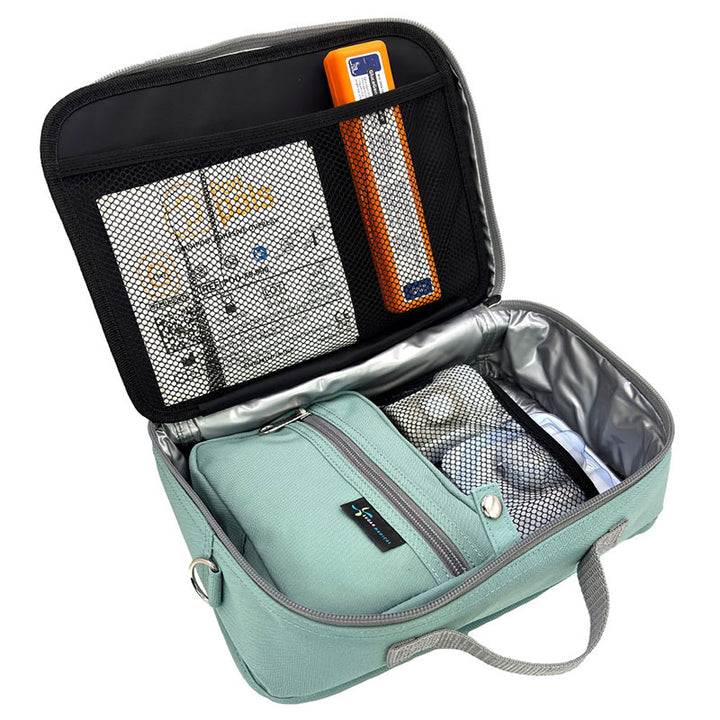 Sugar Medical Diabetes Insulated Travel Bag: Seafoam