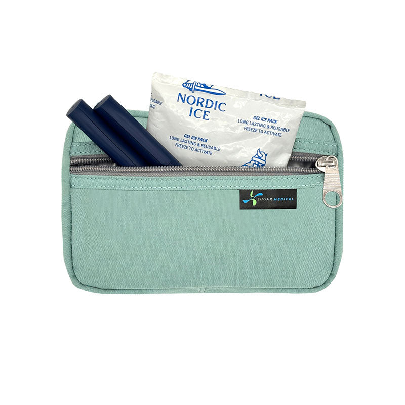 Sugar Medical Diabetes Insulated Travel Bag: Seafoam