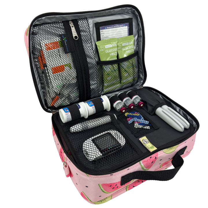 Sugar Medical Diabetes Insulated Travel Bag: Watermelon