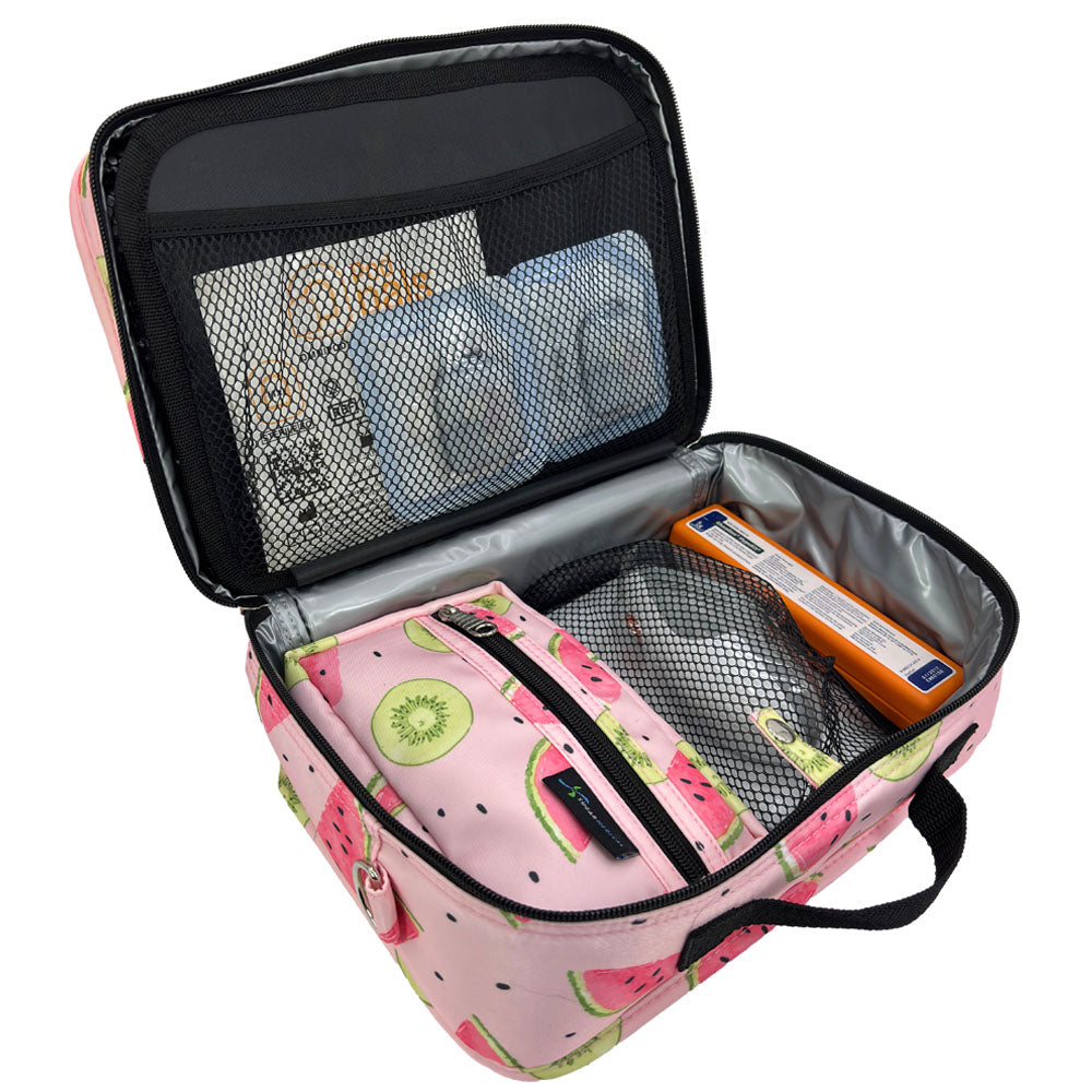 Sugar Medical Diabetes Insulated Travel Bag: Watermelon