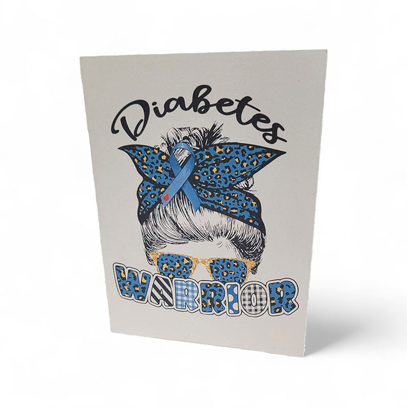 Diabetes Warrior Greeting card