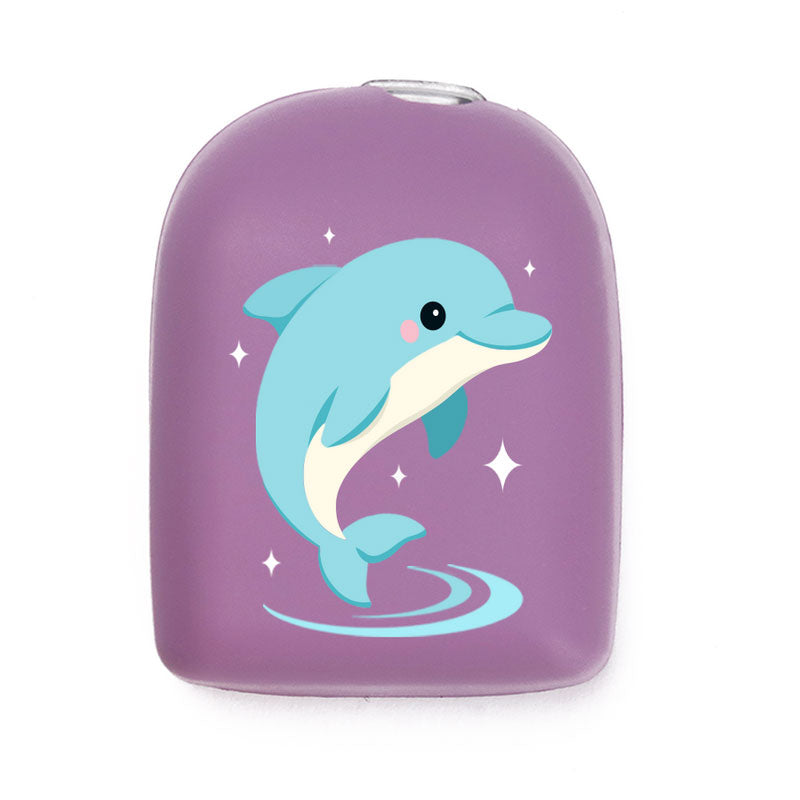 Omnipod reusable cover: Dolphin - Thistle