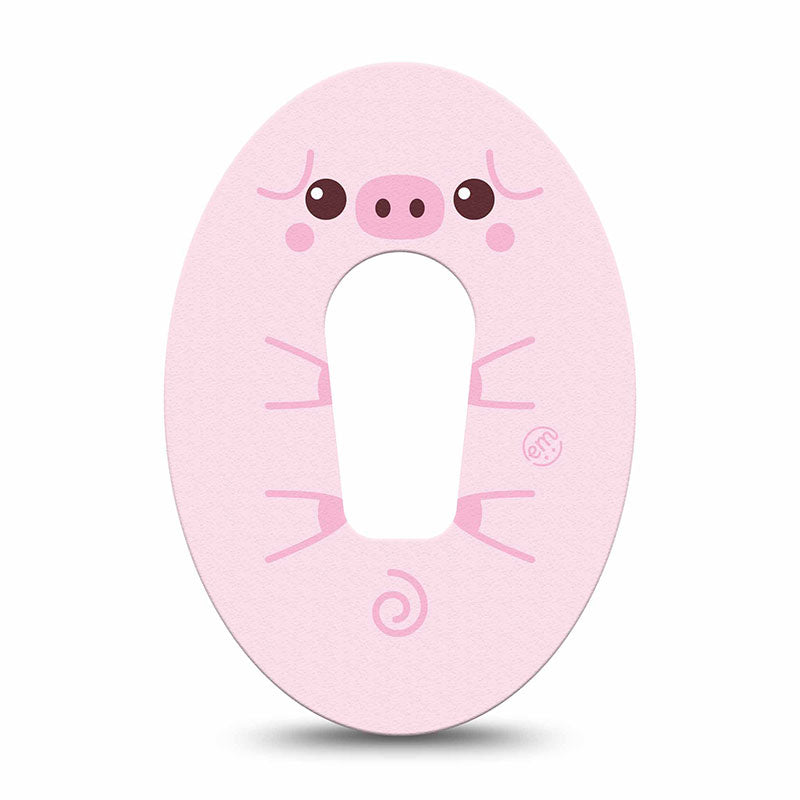 Rubans adhésifs ExpressionMed pour Dexcom G6 : Cochonnet fraise