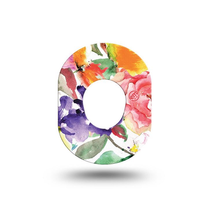 Dexcom G7 ExpressionMed tapes: Floral art mini