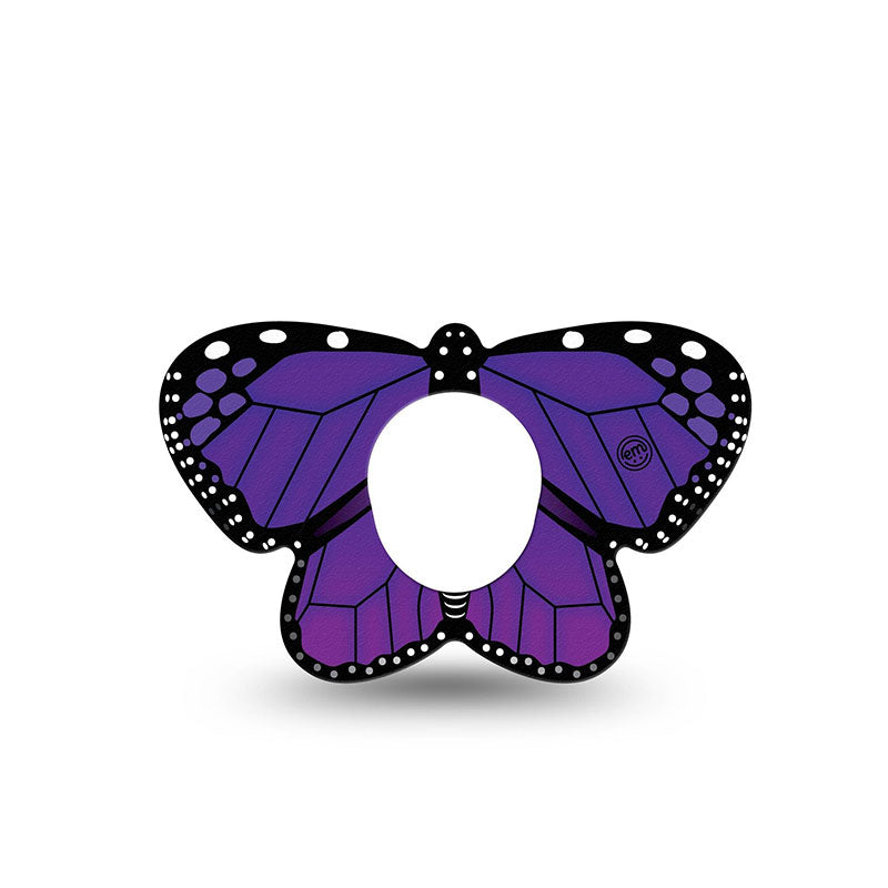 Dexcom G7 ExpressionMed tapes: Purple monarch butterfly