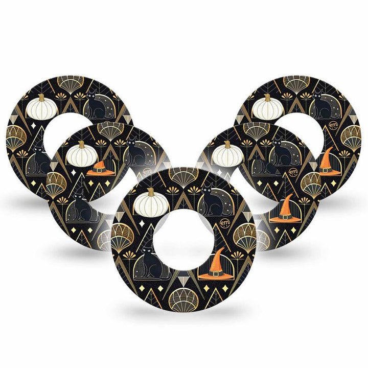 Freestyle Libre 1 & 2 ExpressionMed tapes: Art Deco  Halloween