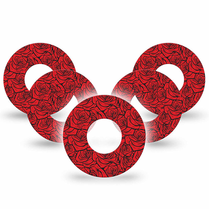 Freestyle Libre 1 & 2 ExpressionMed tapes: Roses