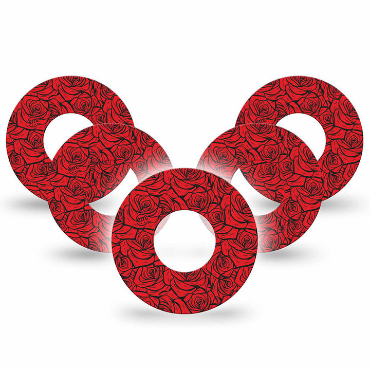 Freestyle Libre 1 & 2 ExpressionMed tapes: Roses