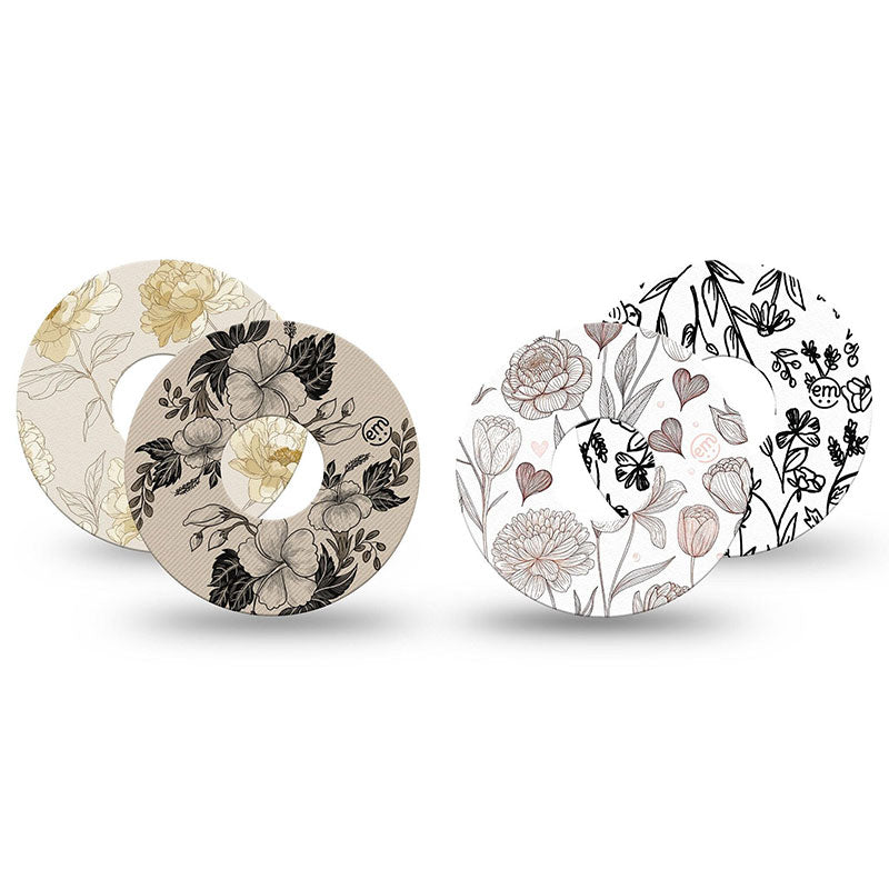 Freestyle Libre 3 ExpressionMed tapes: Neutral botanics Variety pack