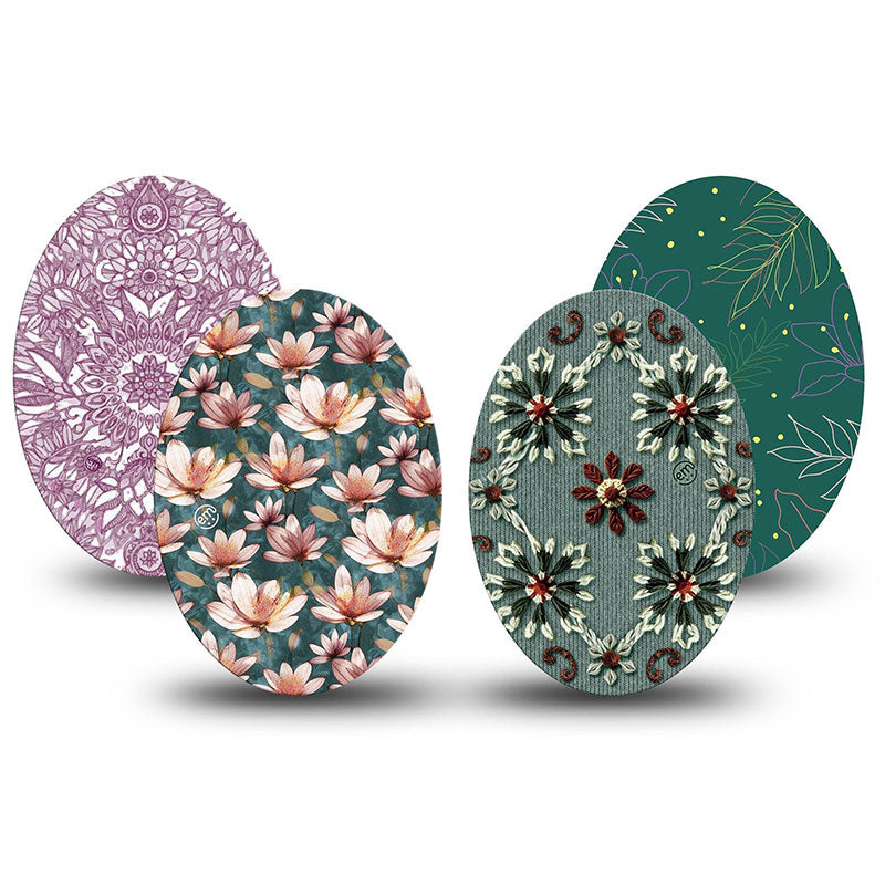 Enlite / Guardian / Freestyle Libre 2 ExpressionMed tapes: Sage petals Variety pack