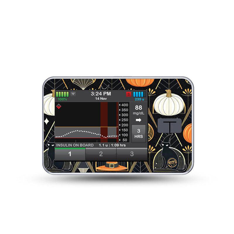 ExpressionMed Tandem t:slim decorative sticker: Art Deco Halloween ...