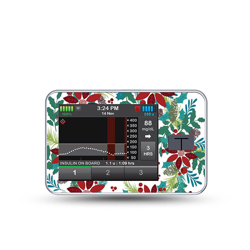 ExpressionMed Tandem t:slim decorative sticker: Christmas wreath