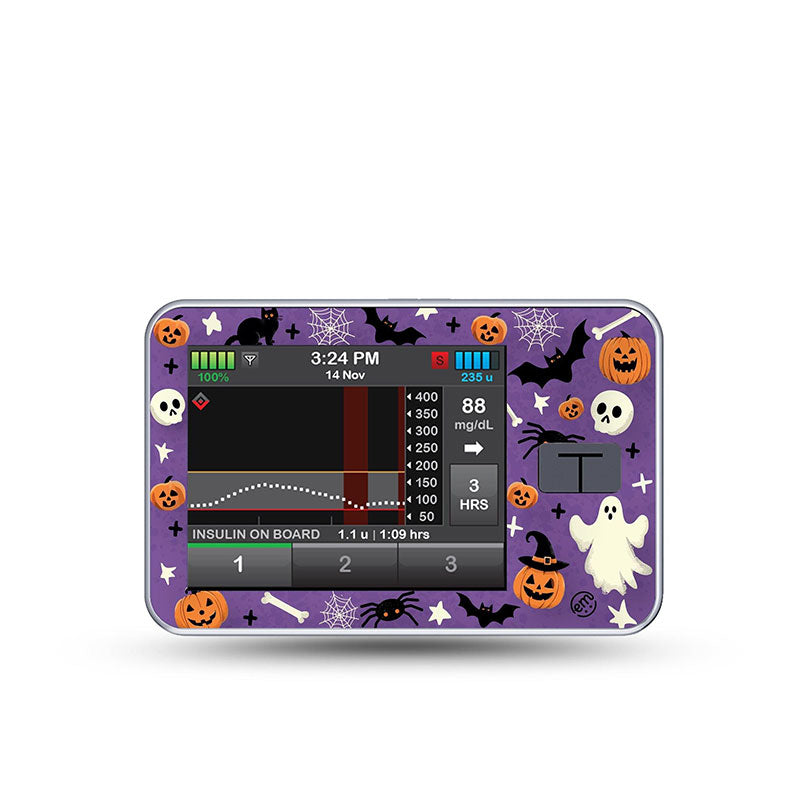 ExpressionMed Tandem t:slim decorative sticker: Happy Halloween