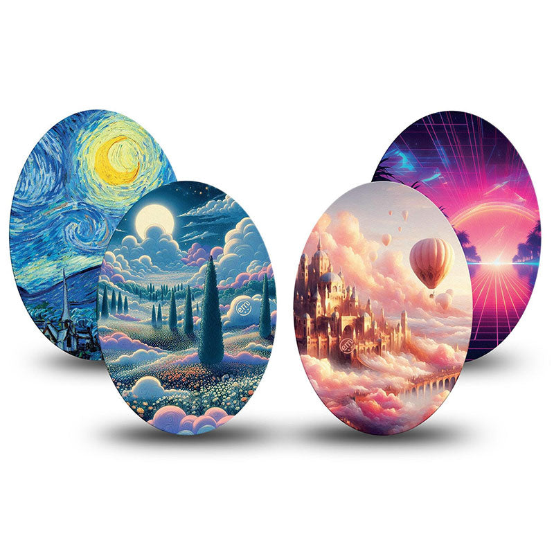 Enlite / Guardian / Freestyle Libre 2 ExpressionMed tapes: Cosmic Daydreams Variety pack