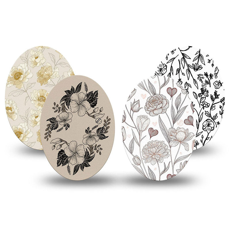 Enlite / Guardian / Freestyle Libre 2 ExpressionMed tapes: Neutral Botanics Variety pack