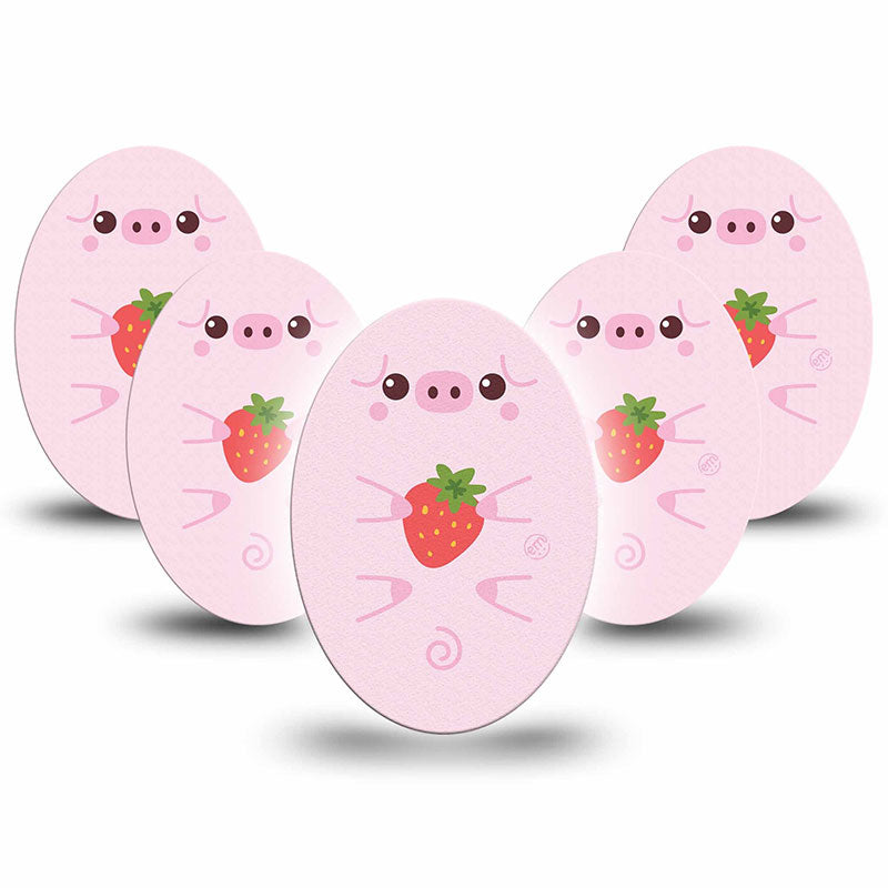 Enlite / Guardian / Freestyle Libre 1 & 2 ExpressionMed tapes: Strawberry piglet