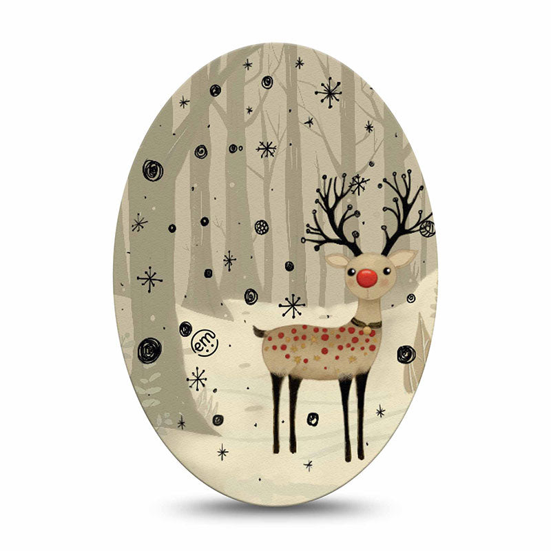Enlite / Guardian / Freestyle Libre 2 ExpressionMed tapes: Woodland reindeer