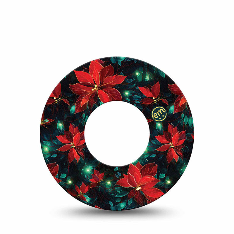 Freestyle Libre 2 ExpressionMed tapes: Christmas floral
