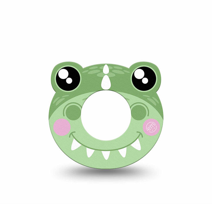 Freestyle Libre 1 & 2 ExpressionMed tapes: Green dino cute shape