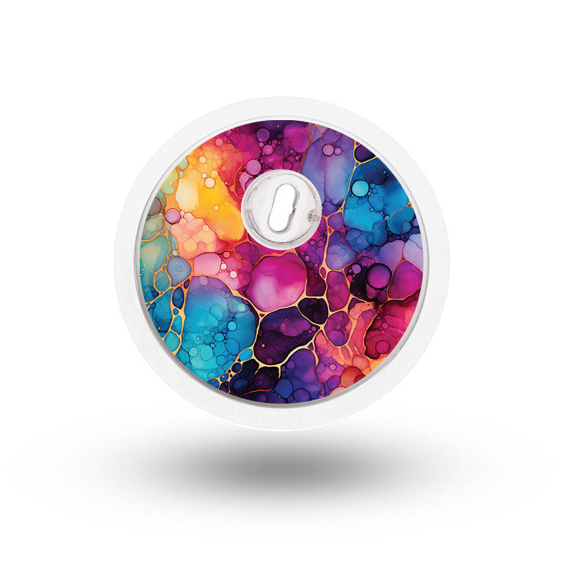 Freestyle Libre 3 sensor sticker: Alcohol ink