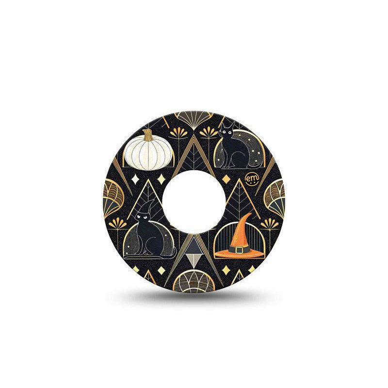 Freestyle Libre 3 ExpressionMed tapes: Art Deco Halloween