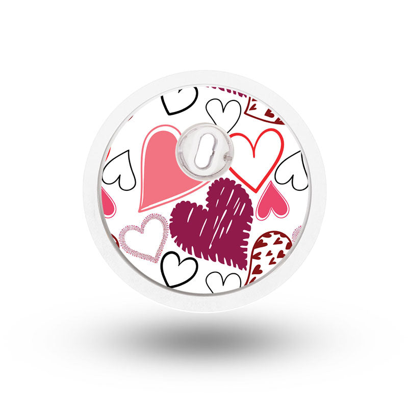 Freestyle Libre 3 sensor sticker: Be my Valentine