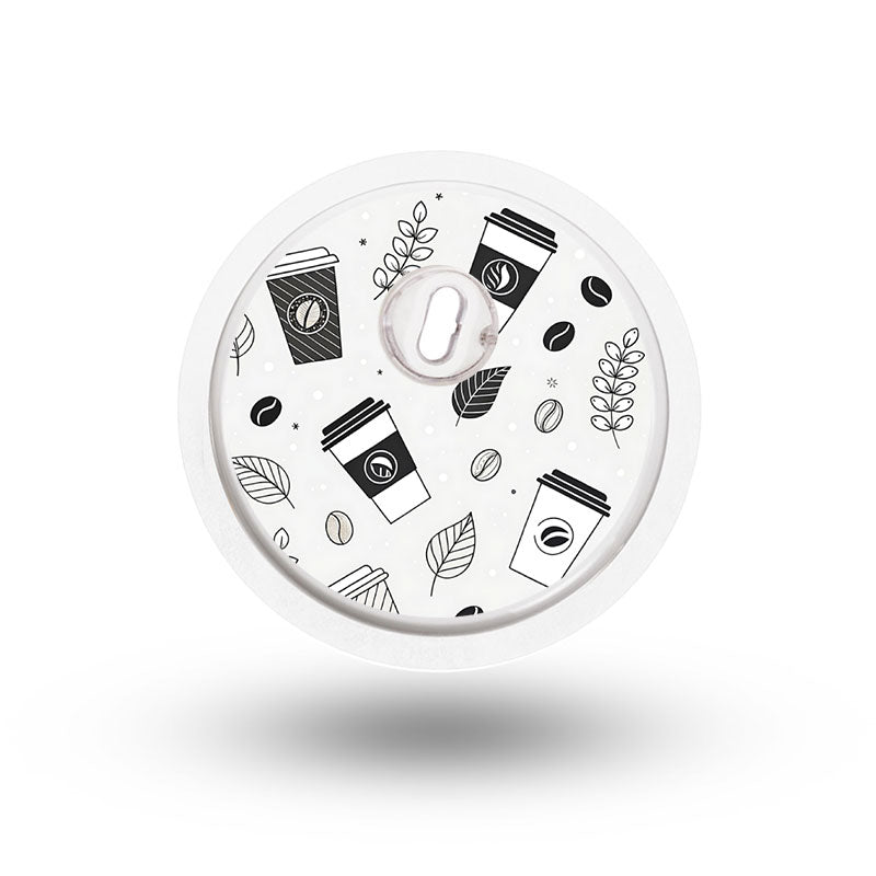 Freestyle Libre 3 sensor sticker: Give me coffee