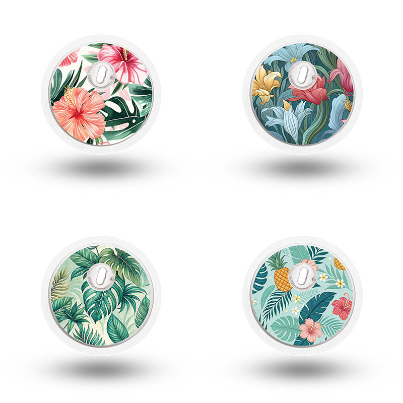 Freestyle Libre 3 sensor sticker combo pack: The Tropics
