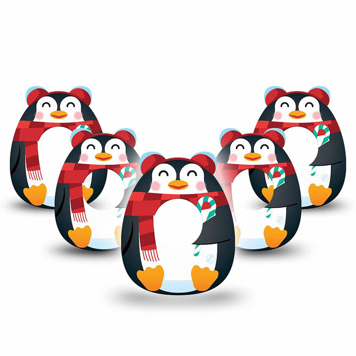 Freestyle Libre 1 & 2 ExpressionMed tapes: Happy penguin