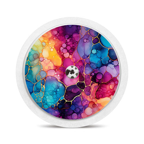 Freestyle Libre 2 sensor sticker: Alcohol ink