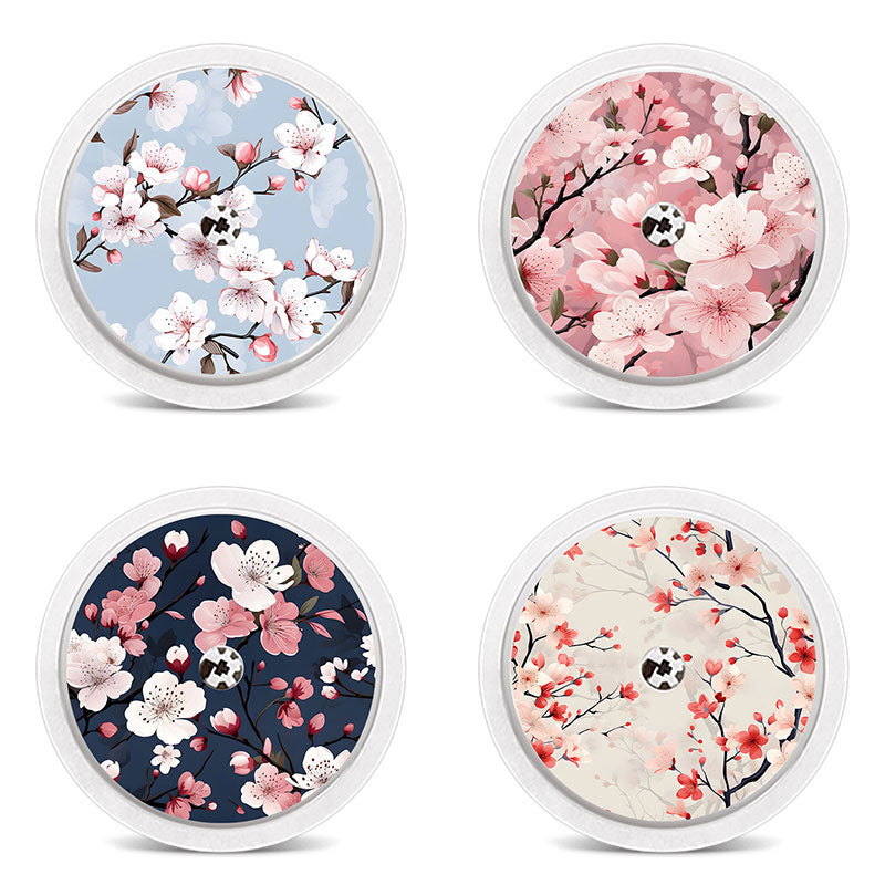 Freestyle Libre 1 & 2 sensor sticker combo pack: Cherry blossoms