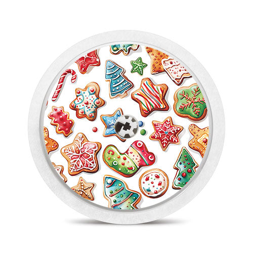 Freestyle Libre 2 sensor sticker: Christmas cookies