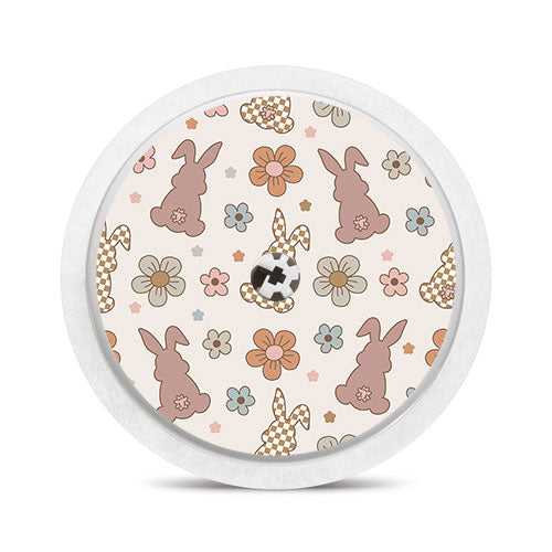 Freestyle Libre  2 sensor sticker: Easter rabbits