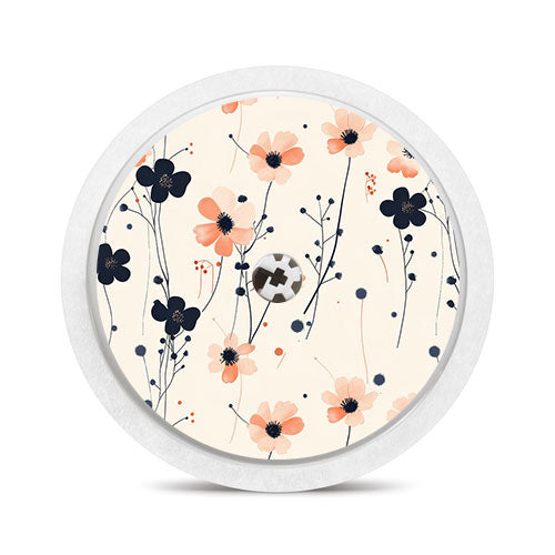 Freestyle Libre 1 &amp; 2 sensor sticker: Elegant floral