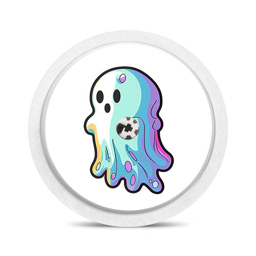 Freestyle Libre 1 & 2 sensor sticker: Ghost