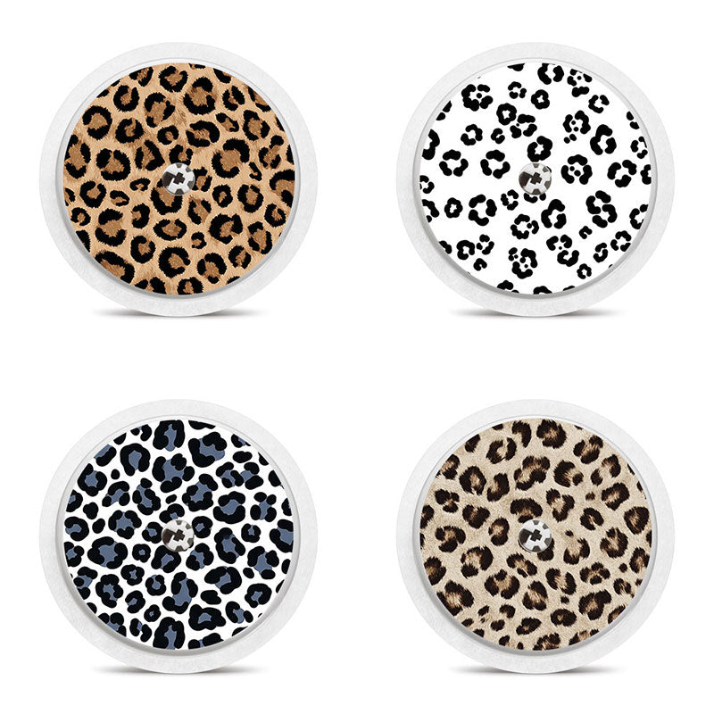 Freestyle Libre 2 sensor sticker combo pack: Leopard prints