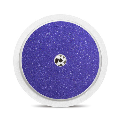 Freestyle Libre 1 & 2 sensor sticker: Purple glitter