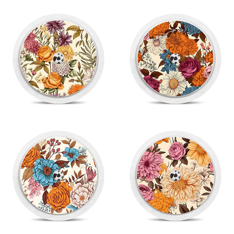 Freestyle Libre 2 sensor sticker combo pack: Dreamy florals