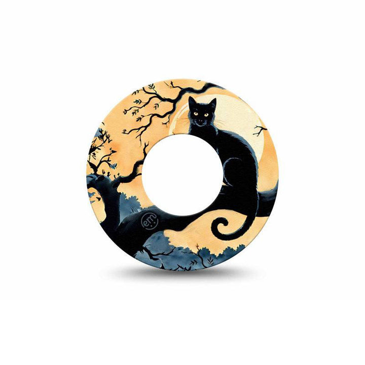 Freestyle Libre 1 & 2 ExpressionMed tapes: Spooky black cat