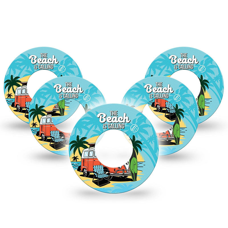 Freestyle Libre 1 & 2 ExpressionMed tapes: The beach is calling